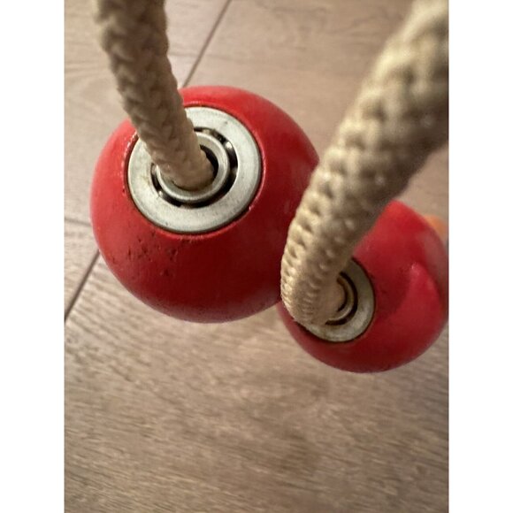 Vintage Sport Craft Jump Rope Wooden Handles Ball Bearing W/Box - Picture 4 of 7